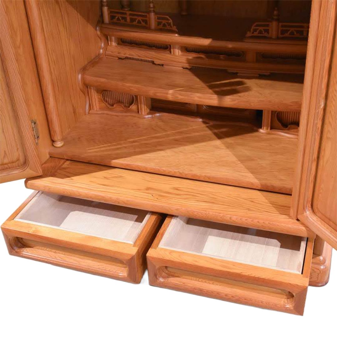 【日本の銘木】屋久杉上置仏壇 「ダルマ」20号