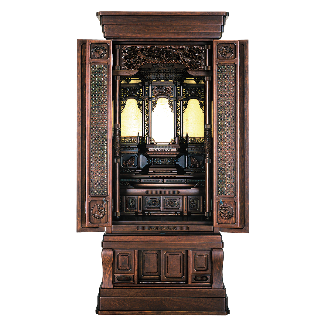 国産高級】唐木仏壇 仏王 22号 紫丹