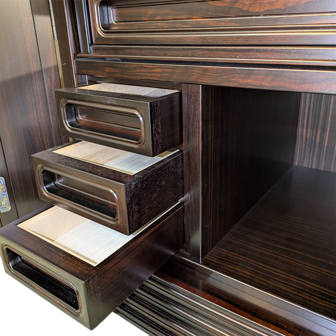 【国産高級】モダン仏壇 風皇 18号 本黒丹