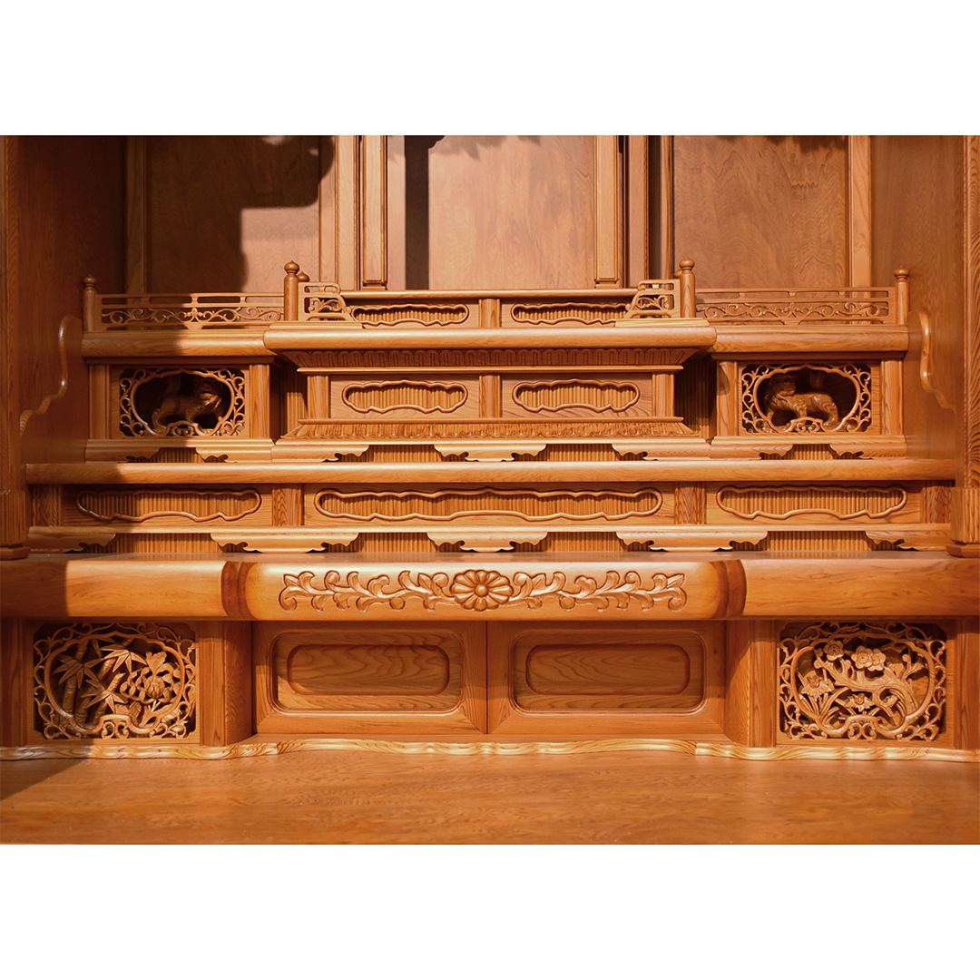 【日本の銘木】屋久杉仏壇 「天峰」30号