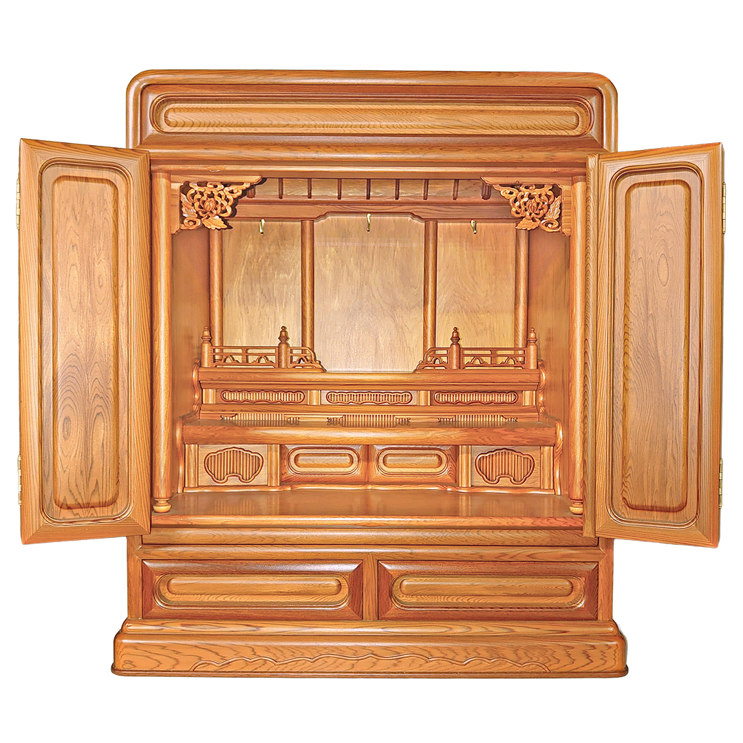 【日本の銘木】屋久杉上置仏壇 「ダルマ」20号