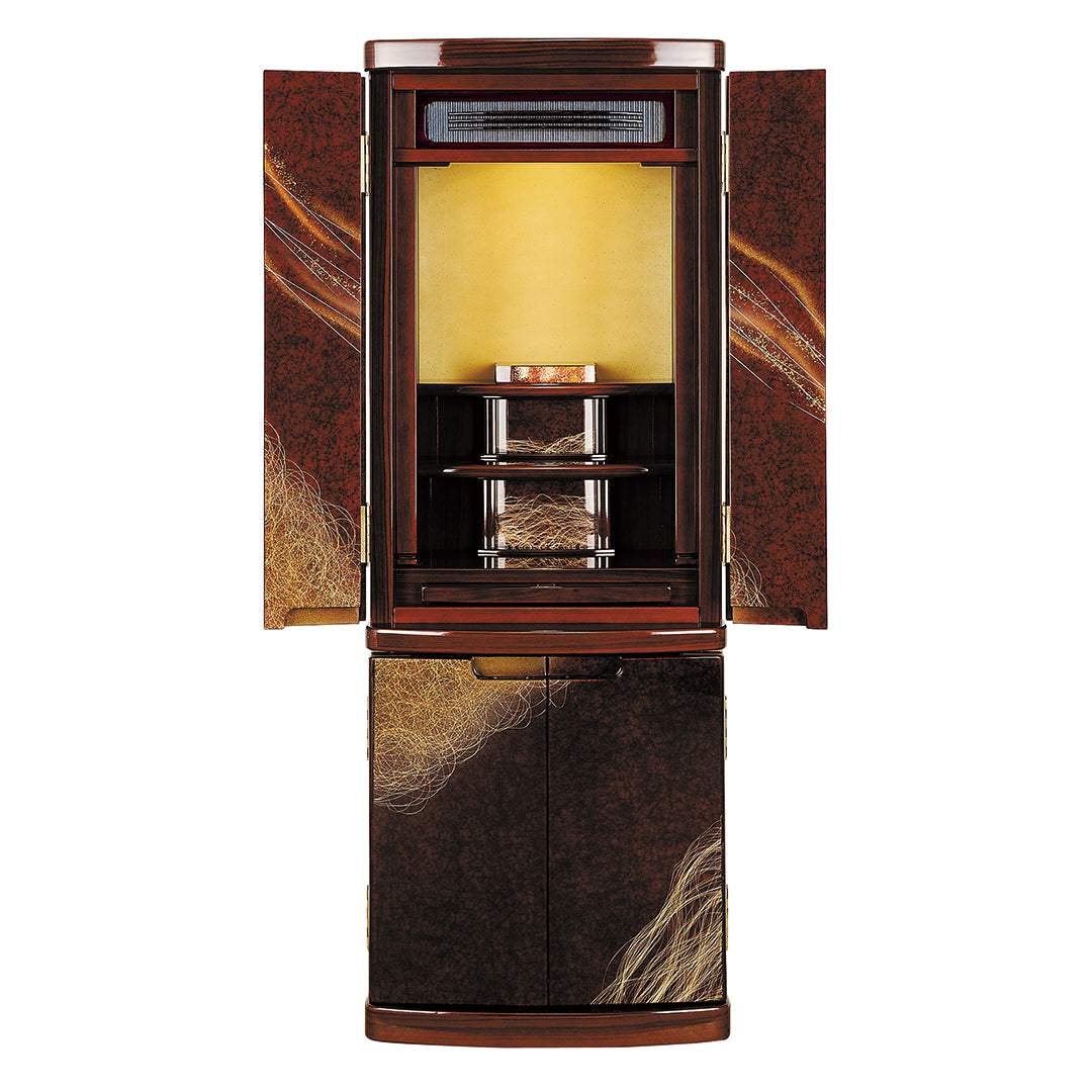 【国産高級】みかげ塗り仏壇 京錦DX 1300