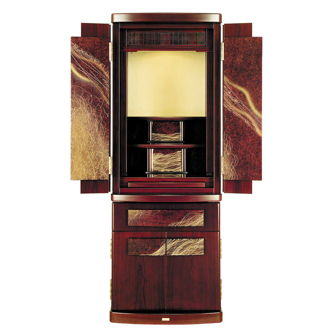 【国産高級】みかげ塗り仏壇 京錦 1300