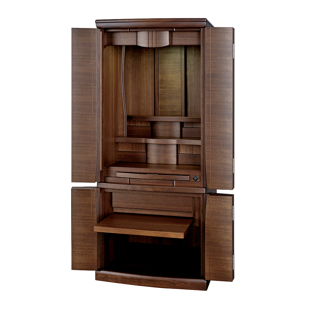 【国産高級】モダン仏壇 シリウス 1200 ウォールナット