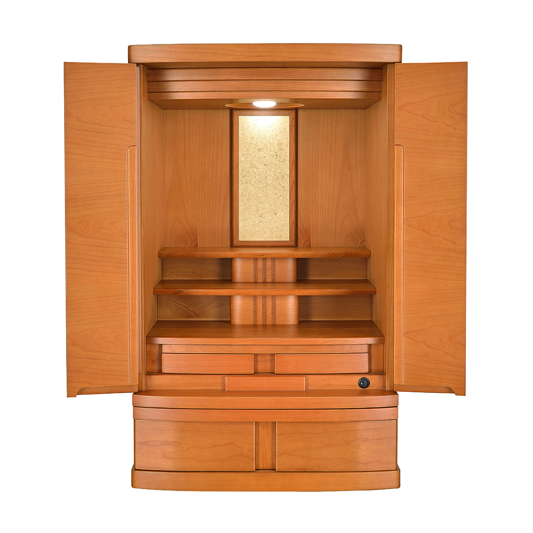 【国産高級】モダン仏壇 リブラ 880 ブラックチェリー