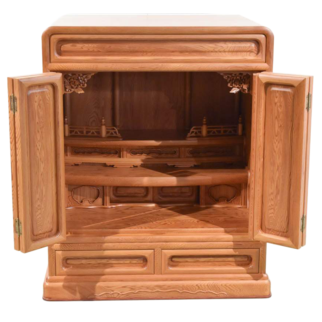 【日本の銘木】屋久杉上置仏壇 「なごみ」23号