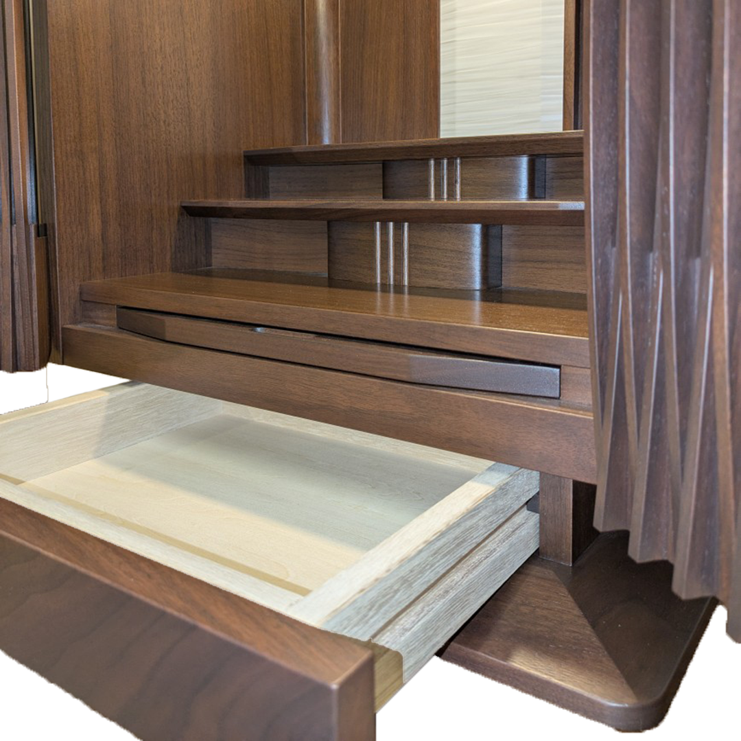 【国産高級】上置仏壇 リプル 18号