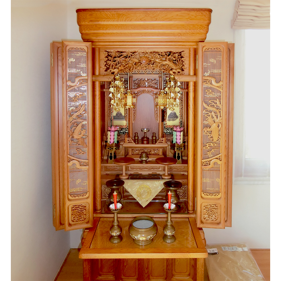 納品事例　広島県　竹原市　Y様邸（屋久杉仏壇）