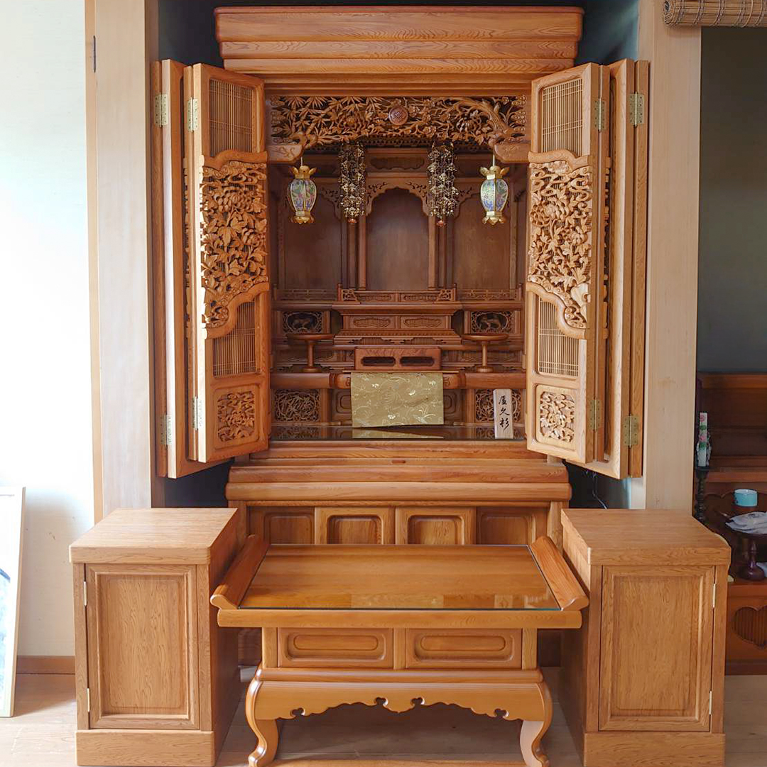 納品事例　福島県　K様邸（屋久杉仏壇）