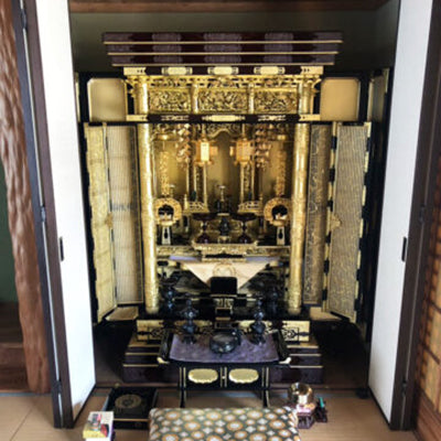 納品事例　岡山県　笠岡市　T様邸（金仏壇）