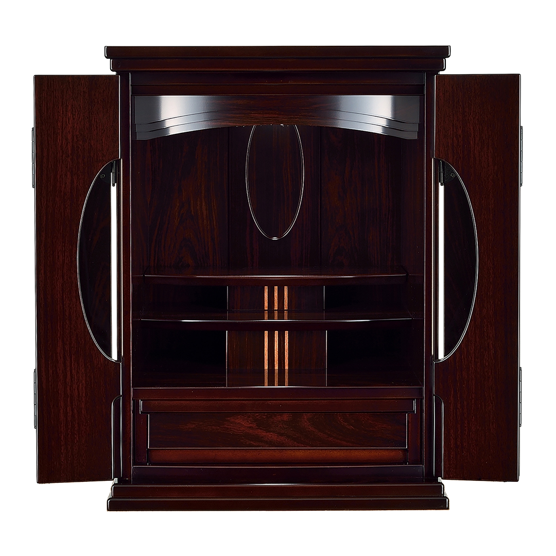 【国産高級】上置仏壇　すみれDXⅡ 18号　カリン