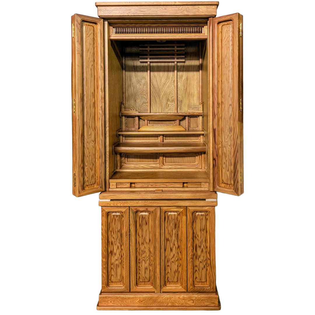 【日本の銘木】新スタイル屋久杉仏壇「彩芭」　16号